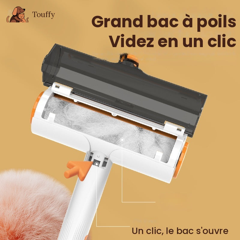 Rouleau Ramasse Poils 2-en-1 Réutilisable