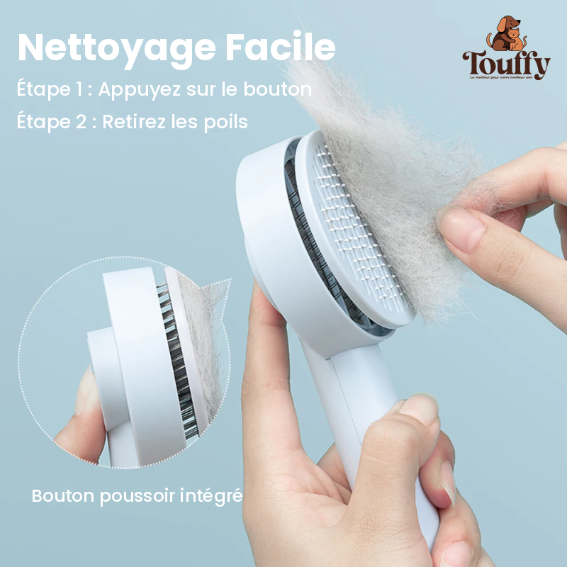 Brosse Auto-Nettoyante Touffy